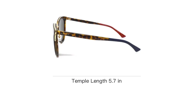 GUCCI Plastic Irregular Shape Sunglasses Unisex Tortoiseshell-3