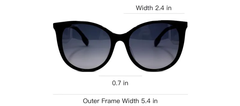 Burberry Sunglasses Women's Black/Polarized-4
