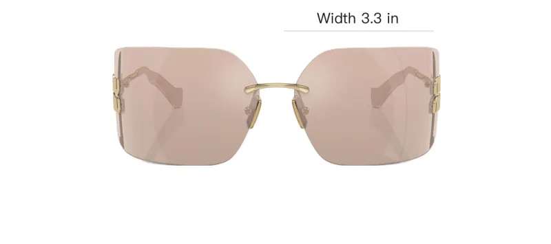 MIU MIU Irregular Sunglasses-3