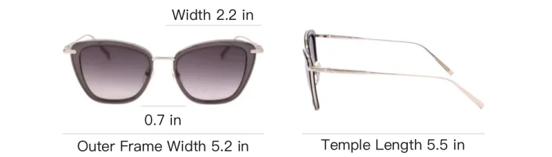 LONGCHAMP Cat Eye Frame Sunglasses-3