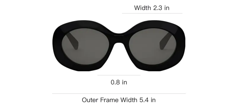 CELINE Oval Frame Sunglasses-3