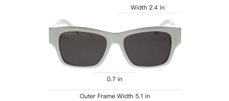 Balenciaga Acetate Cat Eye Sunglasses Women's Gray-4