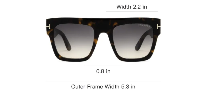 TOM FORD Renee Square Frame Sunglasses-2
