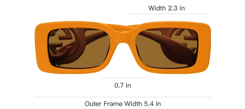 GUCCI Square Injection Sunglasses-2