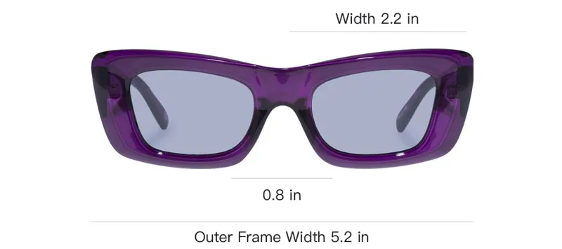 Le Specs Rectangular Sunglasses Women's Multicolor-1