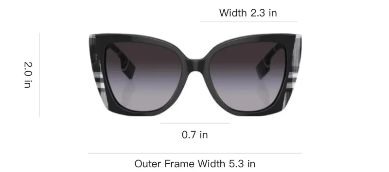 Burberry Meryl Cat-eye Frame Sunglasses-3