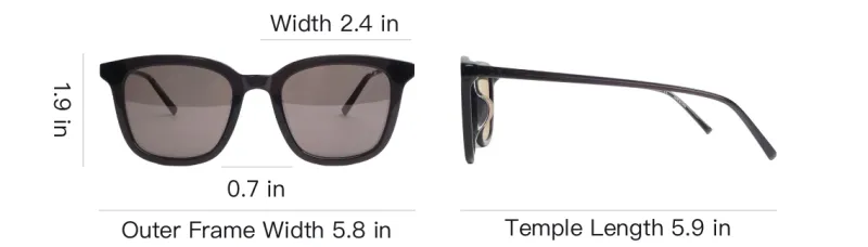 DKNY Square Sunglasses Unisex Black-3