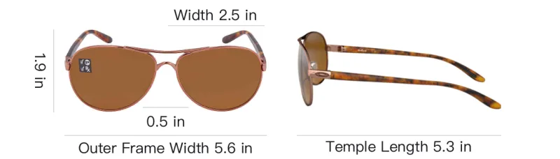 Oakley Acetate Aviator Sunglasses Women's Rose Gold-3