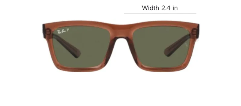Ray Ban Warren Rectangular Frame Sunglasses-3