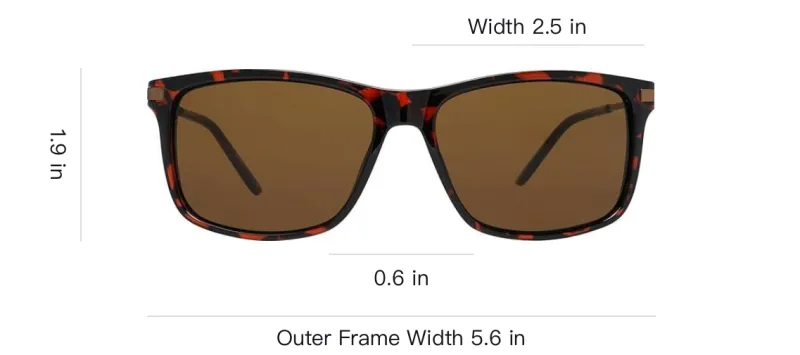 Timberland Square Sunglasses Men's Tortoiseshell-3
