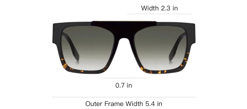 MARC JACOBS Square Frame Sunglasses-2