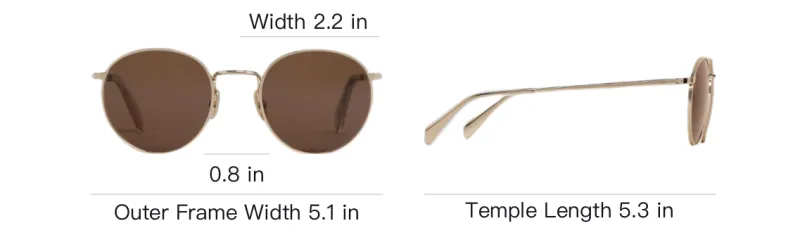 CELINE Sunglasses Men Gold/Brown-3