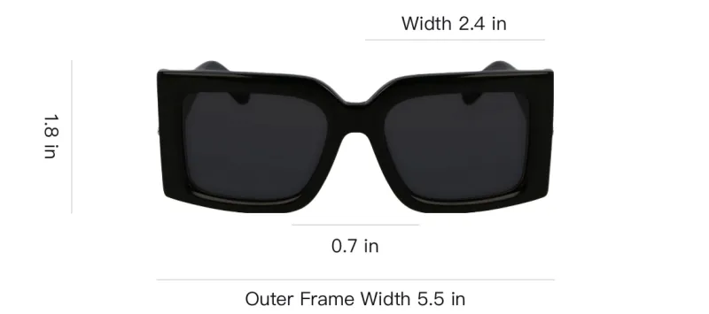 Ferragamo Square frame Sunglasses-3