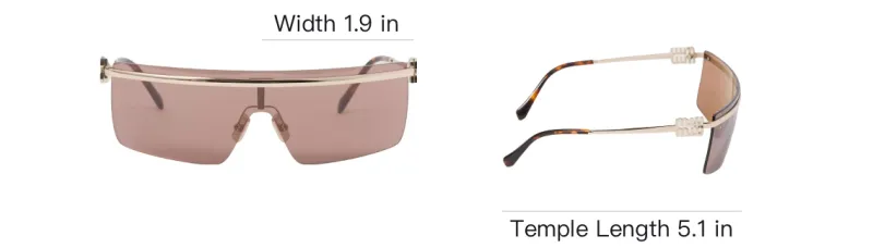MIU MIU Shield frame Sunglasses-3