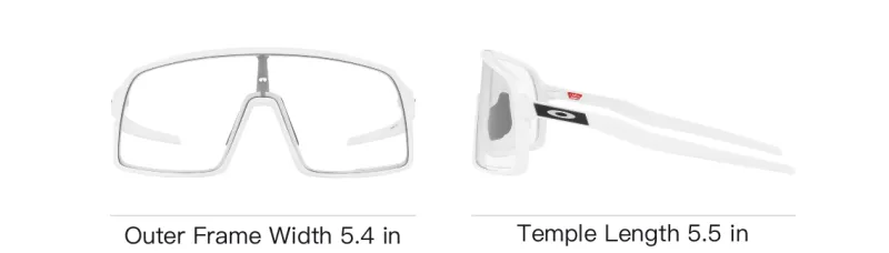 Oakley Irregular Shape Sunglasses Men's White-5