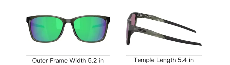 Oakley Injection Molded Square Sunglasses Unisex Black-3