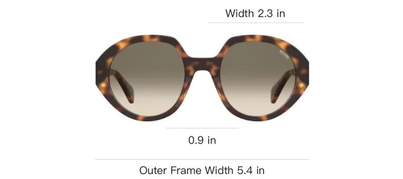 MOSCHINO Round Frame Sunglasses-3