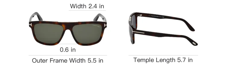 TOM FORD Fletcher Square frame Sunglasses-3