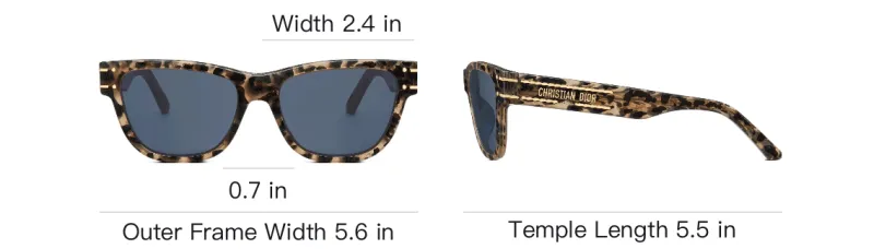 DIOR Sunglasses Women's Brown-3