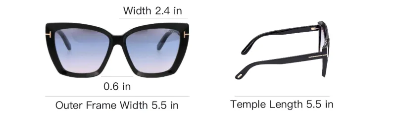 TOM FORD Sunglasses Unisex Black-3