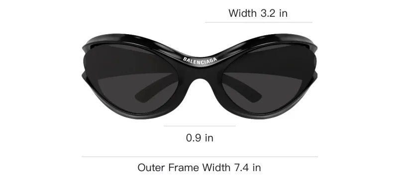 Balenciaga Geometric Frame Sunglasses-5
