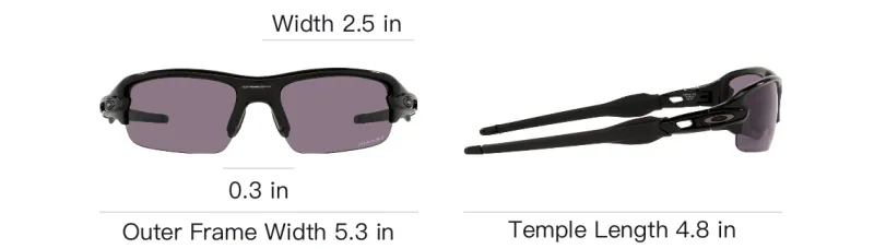 Oakley Plate Frame Rectangular Sunglasses Unisex Black-4