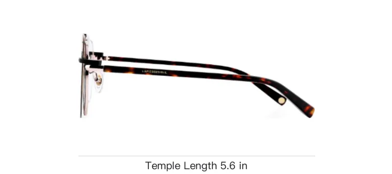 LAPIZ SENSIBLE. Titanium Alloy Acetate Aviator Sunglasses Unisex Black-3
