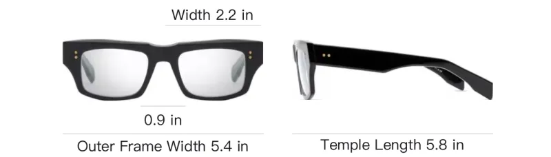 DITA Cosmohacker Rectangle Frame Glasses-3
