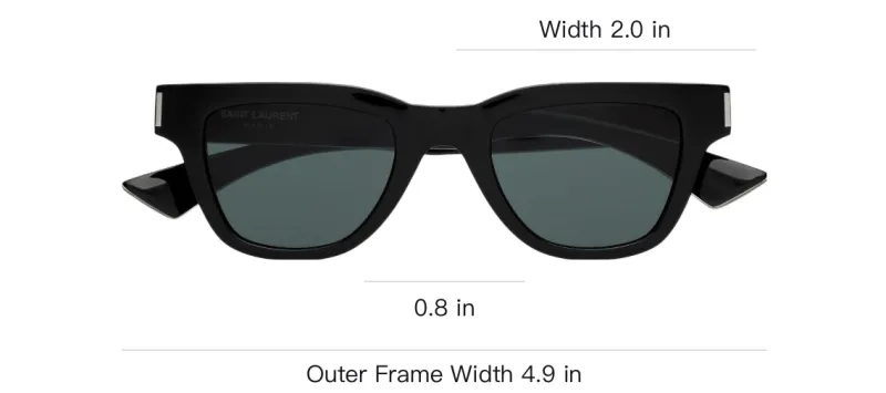SAINT LAURENT Logo print Sunglasses-2