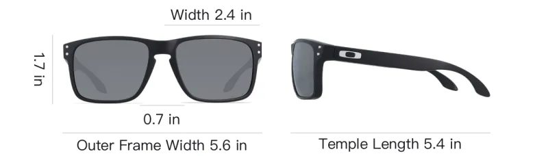 Oakley Plastic Irregular Shape Sunglasses Men's Black-3