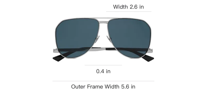 SAINT LAURENT Eyewear Aviator Sunglasses-3