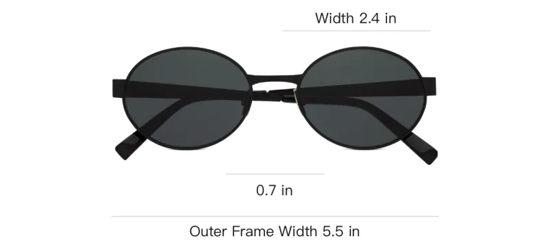 SAINT LAURENT Plastic Metal Cat Eye Sunglasses Unisex Black-3