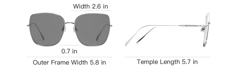 GENTLE MONSTER Sunglasses Unisex Dark Gray-3