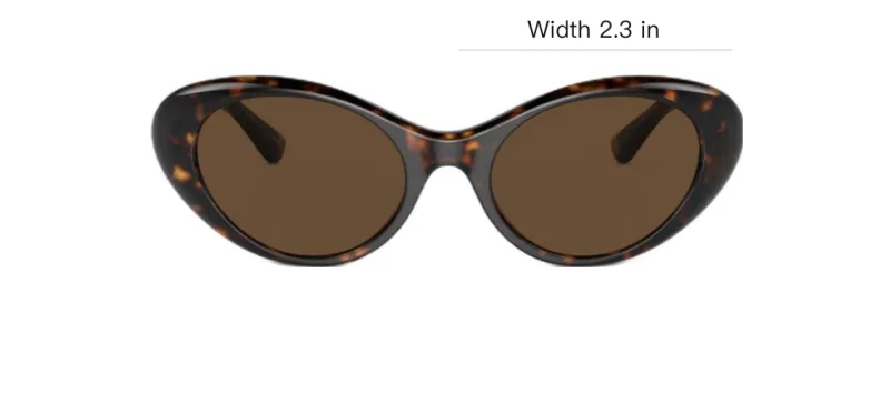VERSACE Cat-Eye Frame Sunglasses-3