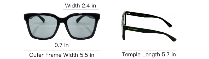 GUCCI Eyewear Acetate Square Frame Sunglasses-5