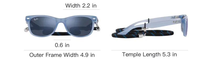 RayBan Sunglasses Kids Blue-3
