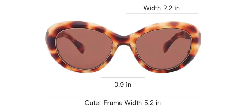 Mr. Leight Acetate Cat Eye Sunglasses Women's Brown-3