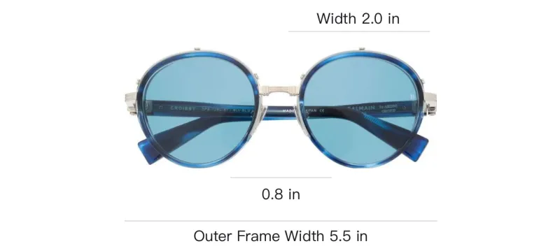 BALMAIN Logo engraved Logo Sunglasses-2