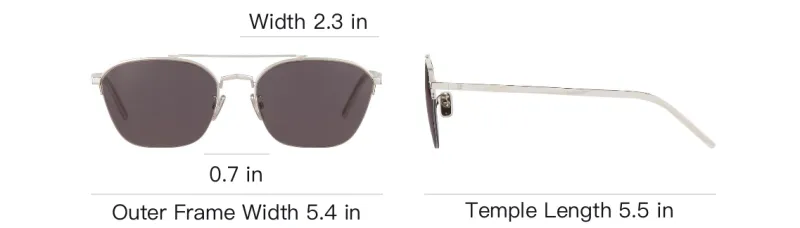 Givenchy Sunglasses Unisex Silver-3