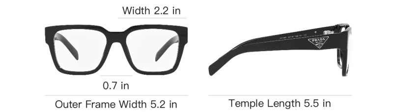 PRADA Square Frame Glasses-3