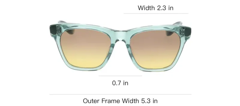 Chrome Hearts - Irregular Shape Sunglasses Unisex Blue-2