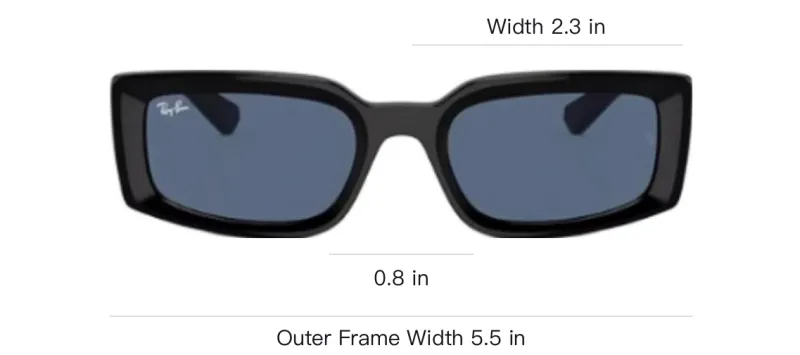 Ray Ban Kiliane Bio Based D frame Sunglasses-3