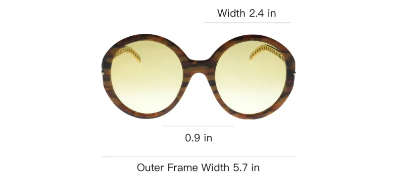 GUCCI Sunglasses Women's Light Yellow-3