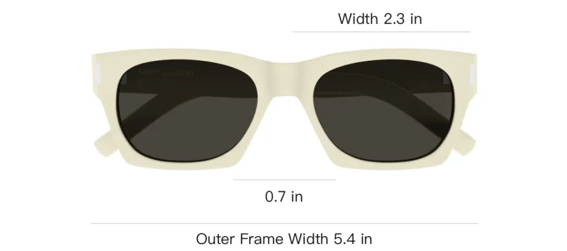 SAINT LAURENT Wayfarer frame Sunglasses-2