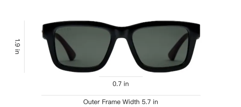 GUCCI Logo print Sunglasses-3
