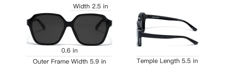 Balenciaga Square Sunglasses-4
