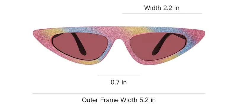 STEVE MADDEN Irregular Shape Sunglasses Unisex Pink-3