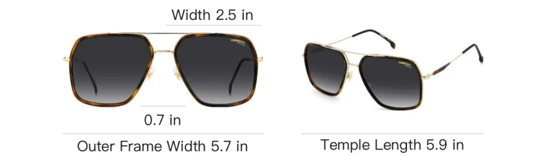 CARRERA 237 Rectangular-frame Sunglasses-2