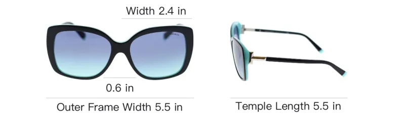 TIFFANY & CO. Square Frame Sunglasses-3