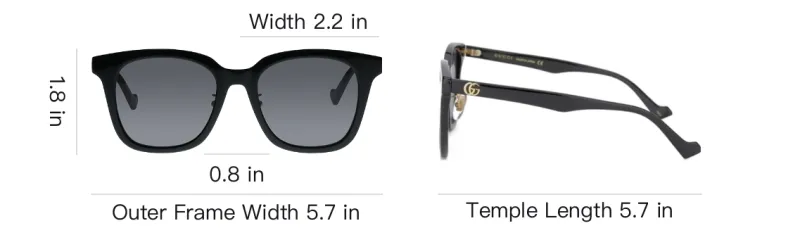 GUCCI Square Frame Sunglasses-7